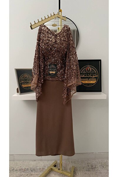 shahad fashion فستان راقي وهادئ. فخامة بدون صخب، يناسب الذوق الملكي المحتشم: