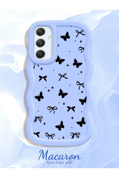 CHICASELUX Samsung Galaxy A34 Compatible Thin Butterfly Bow Printed Soft Stru...
