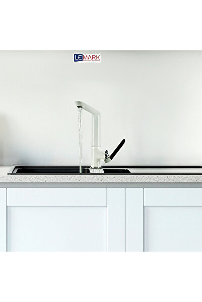 LEMARK BATHROOM EQUIPMENT Baterie Bucatarie cu Pipa Pivotanta Lemark Melange ...