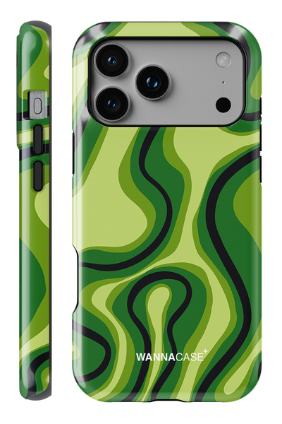 WANNACASE (Magsafe) iPhone 17 Pro Jungle Pulse Dual Layer Essential Tough Pho...