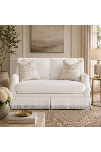 Roots Furniture Copacabana White Loveseat