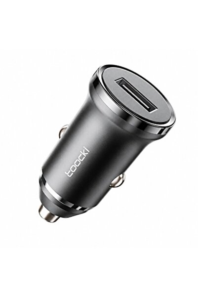 Toocki Încărcător auto, USB-A, Putere 18W, Încărcare rapidă, Design compact, ...