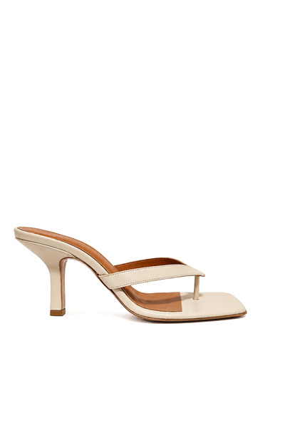 Jabotter Marla Deri 8 Cm Topuklu Terlik