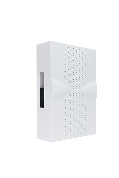 Duravel Ding Dong Door Bell, Wall-Mounted Wired Chime, White, Perforated Patt...