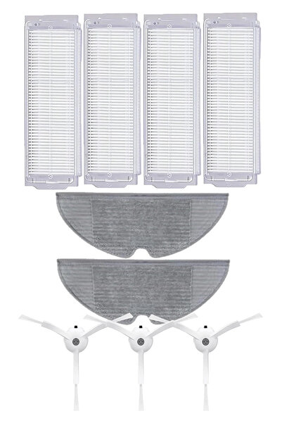 LİN GRUP Set de 9 piese de schimb compatibile cu aspiratorul robot Xiaomi Vac...