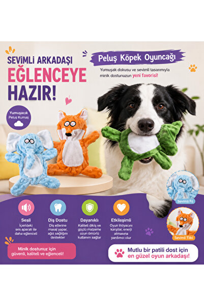 Peluş Sesli Köpek Oyuncağı - Minik Dostunuzuz Yeni Favorisi