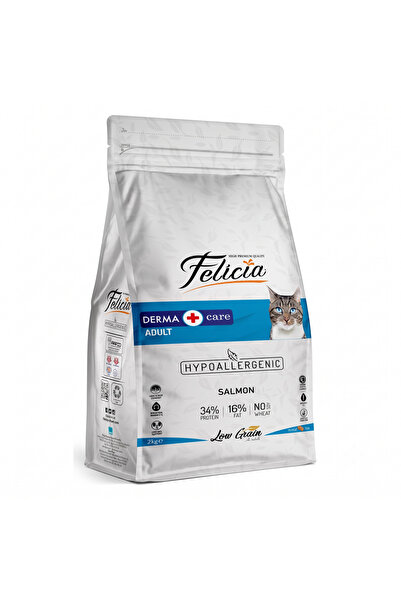 Felicia Hrana uscata pisici, derma care, FELICIA, cu somon, 2kg