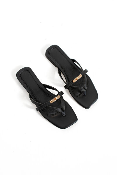 DUXAL SHOES صندل زوي ذو تصميم أنيق ومزود بإبزيم ومقدمة مربعة