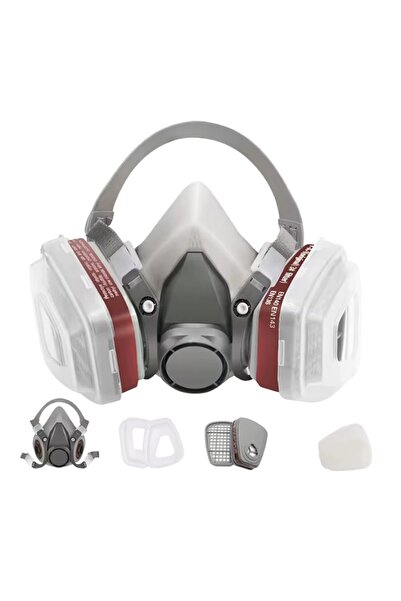 VERK Masca de protectie pentru vopsit 6200 cu filtre pentru gaze si praf