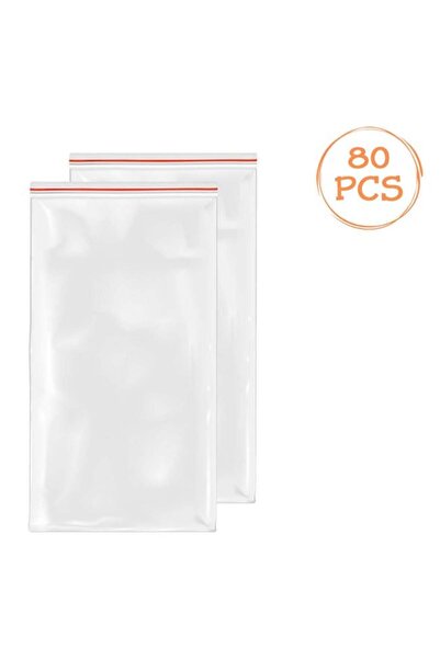 BAMI NETWORK Pungi depozitare ziplock transparente PE 6x9cm 80 buc