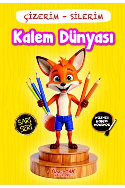 Yumurcak Yayınları Çizerim Silerim - Kalem Dünyası
