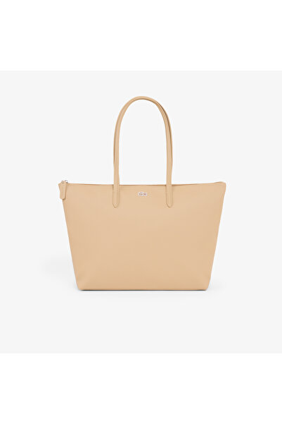 Lacoste Large L.12.12 Kadın Bej Omuz Çantası