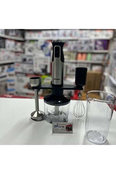 Nova NHB-109FP5 Multi-Function Hand Blender 600W with Stainless Steel Blade, ...