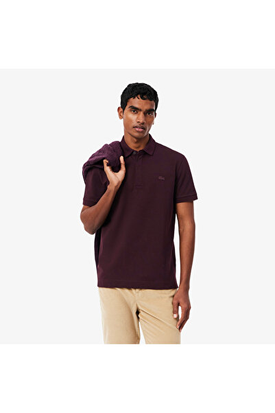Lacoste Erkek Regular Fit Bordo Paris Polo