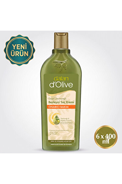 Dolive d’Olive Onarıcı Bakım Besleyici Saç Kremi 6 X 400 ML