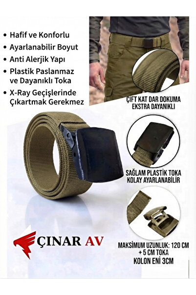 ÇINARAV Unisex Taktik Palaska-Kemer