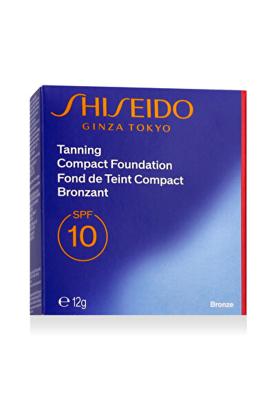 Shiseido Fond de ten compact pentru bronzare SPF 10 (bronz) 12 g