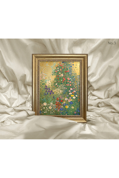 Vetro Design Art Nouveau - Tablou cu flori înrămate