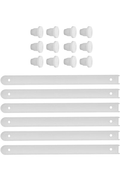 STARSTAR White plastic drawer slide set - drawer slides - storage cabinet - d...