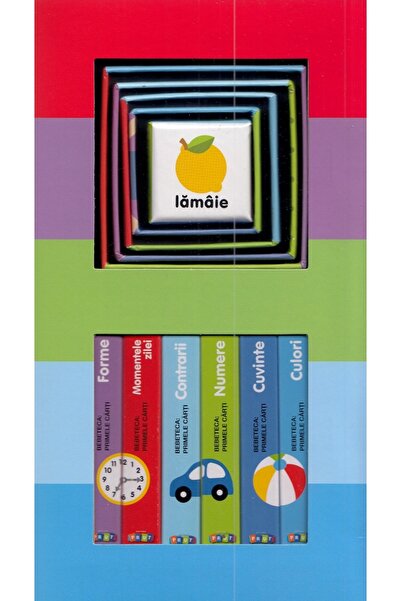Prut Bebe invata. Set educativ: 6 carti + 6 cuburi