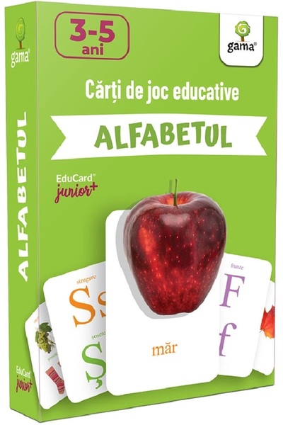Gama Alfabetul. Carti de joc educative