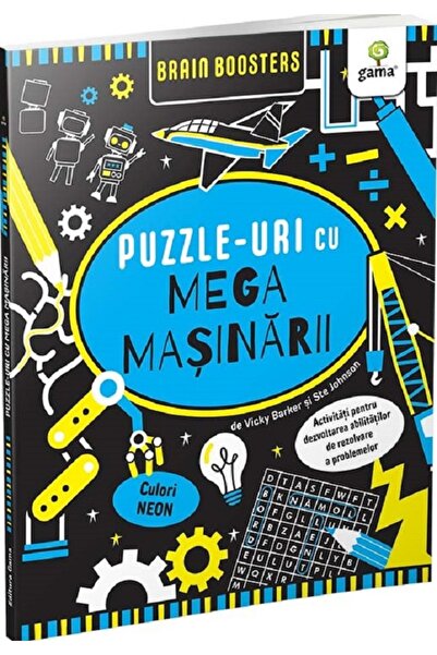 Gama Puzzle-uri cu mega masinarii. Brain Boosters - Vicky Barker, Ste Johnson