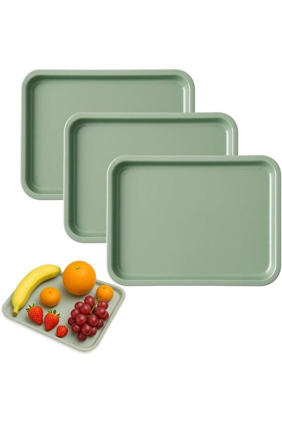 STARSTAR Plastic dinner plate - non-slip - 1 piece - 24.8 x 17.8 cm - durable