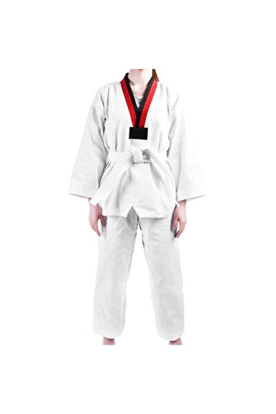 Toybox Lewon International Taekwondo Dress/Uniform with Red & Black Strip (In...