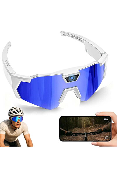 STARSTAR Smart Camera Glasses, 1080P Sports Glasses, HD Video Recording, Cycl...