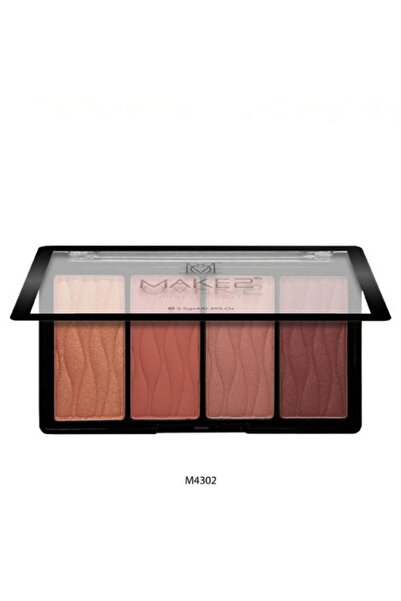 Generic Brand Mikover 22 Arty Blush 4 Color Blush Palette - M4302