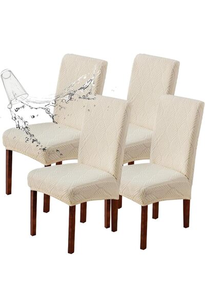 Morvena Picks Huse impermeabile pentru scaune de restaurant (Set de 4 piese) ...