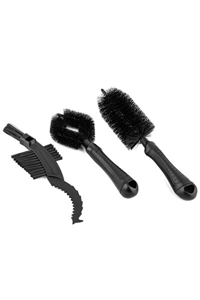 STARSTAR Bicycle cleaning brush set - Nylon bristles - for tires, spokes, and...