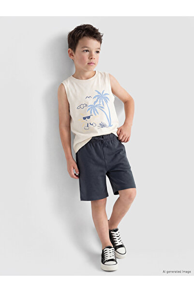 LC Waikiki Two Mt Shop Quality Lcw Kids Anthracite 2 Thread Plain Standard & ...