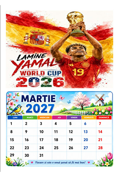 ABC CALENDAR 2027 Fotbalisti de Top A4