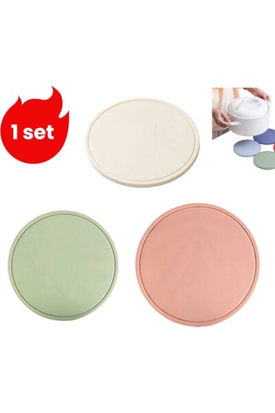 STARSTAR 1 Set - 3-Pack 16cm Silicone Heat-Insulating Anti-Scalding Pot Holde...