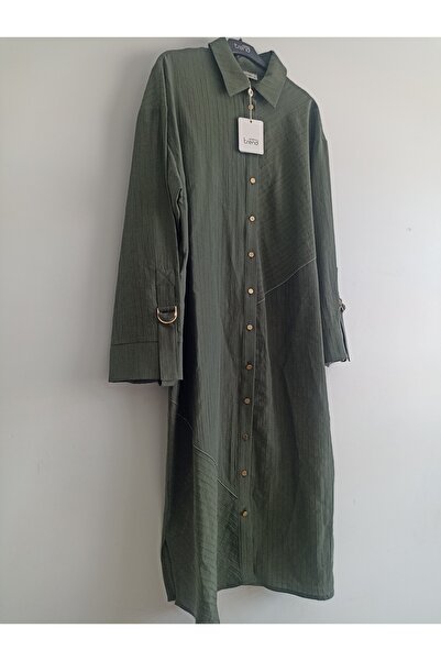 Armine TREND 26 YA 478 tunik Açık haki yandan cepli