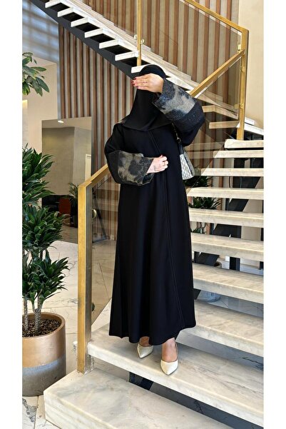 brand neroz Abaya with Distinctive Sleeves Kefla