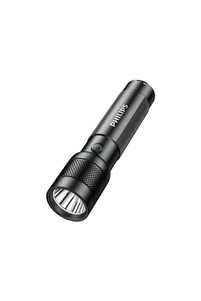 Philips SFL2247 Type-C Şarjlı Zooming Özellikli Metal Gövdeli LED El Feneri S...