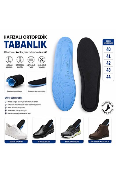 BESKAR Tam Ortopedik Hafızalı Tabanlık: Her Ayakkabıda Kişiye Özel Kusursuz R...