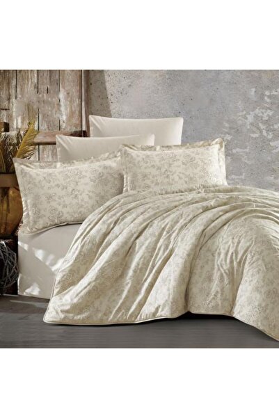 Pazar Home Bedding مفرش بازار هوم مشجر لين قطني نفرين 6 قطع بحشوة مخيطة 260*2...