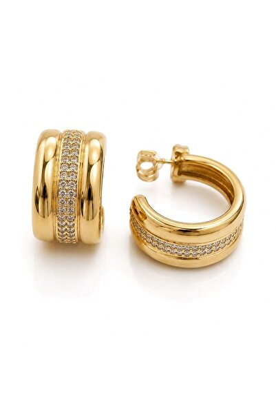 MU&ME BOUTİQUE Xuping Triple Looking Earrings