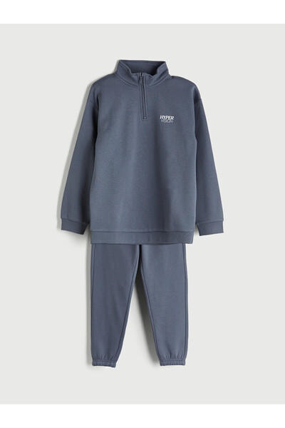 LC Waikiki Funnel Neck Boys' Tracksuit Set