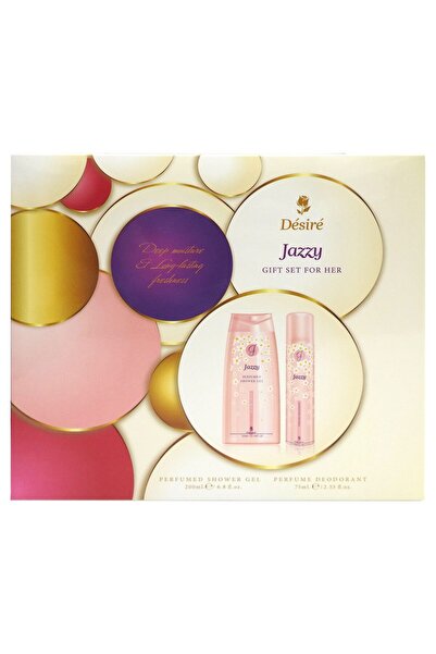 Desire Jazzy Gift Set, Shower Gel 200 ml, Deodorant 75 ml