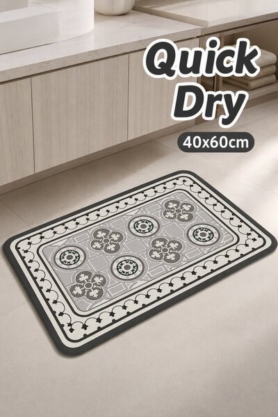 Generic 1 Diatomaceous Earth Absorbent Non Slip Bath Mat Quick Drying Easy Cl...