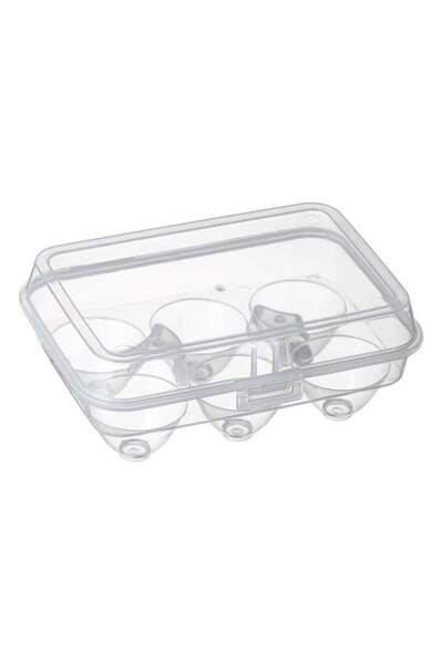 BAMI NETWORK Cofraj Transparent pentru 6 Oua, Practic si Compact