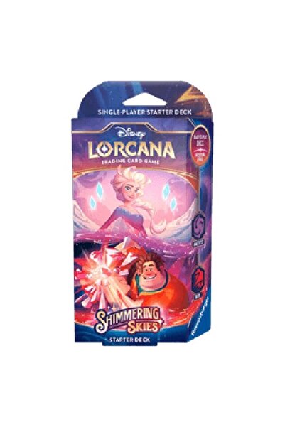 Disney Lorcana Shimmering Skies: Pachet de început Amethyst & Ruby
