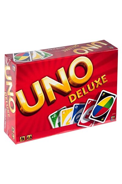BAMI NETWORK Joc de Societate UNO Deluxe cu Suport Carti pentru 7+ Ani
