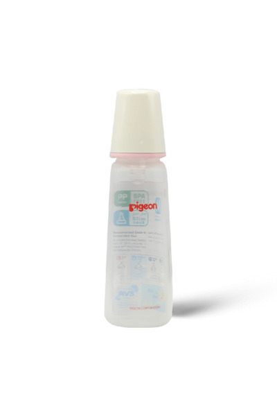Pigeon Plastic Feeding Bottle White Cap - 240 ml