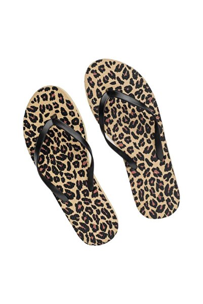 BAMI NETWORK Slapi dama animal print PVC-PE marimea 37-38 pentru plaja