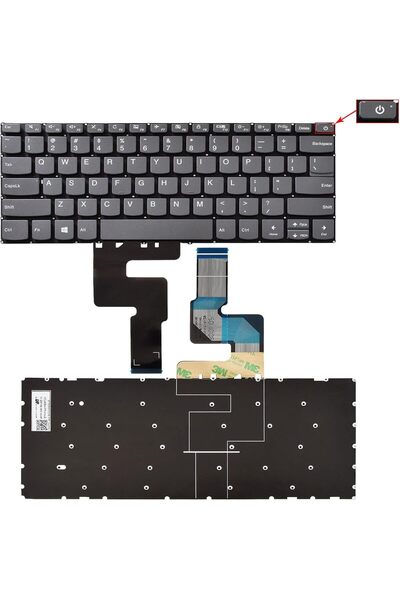 RedX Tech Replacement Keyboard Compatible with Lenovo Ideapad 120S-14IAP 130S...